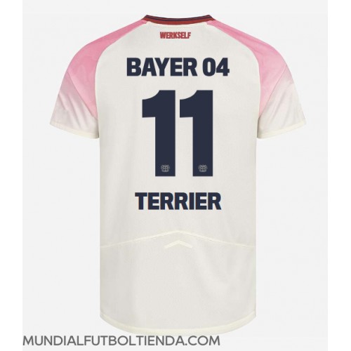 Camiseta Bayer Leverkusen Martin Terrier #11 Segunda Equipación Replica 2025-26 mangas cortas